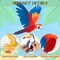 Jungle Tropical Party Decorations Birds Honeycombs - Tropical Parrots Paper